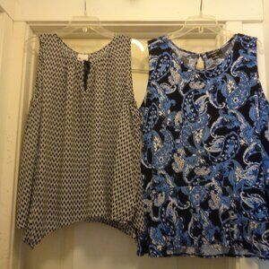 SUNNY WEATHER BUNDLE OF 2 BLOUSES X L LOT